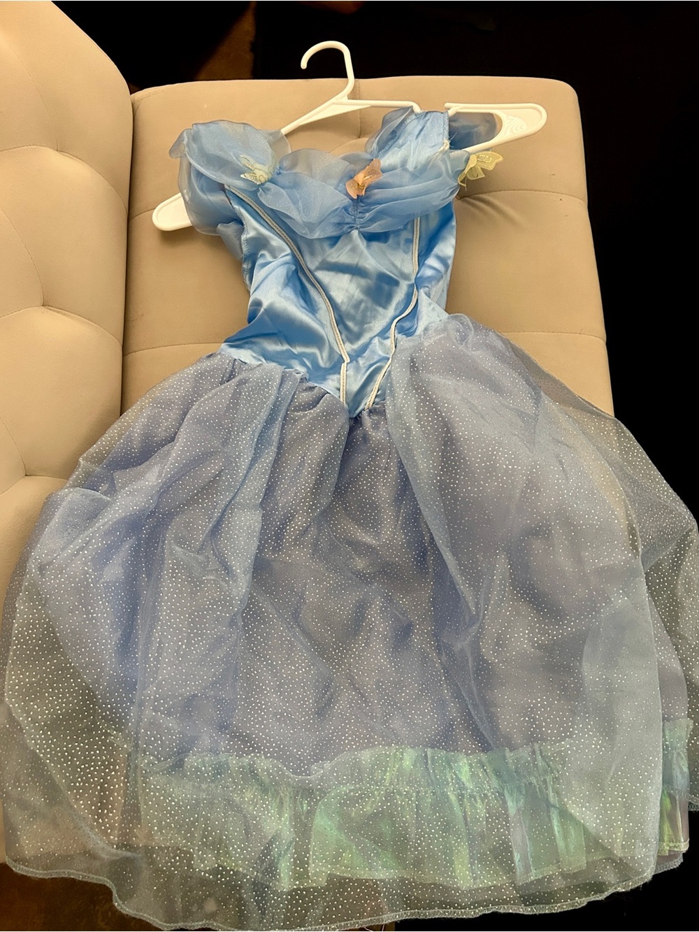 Disney Light Blue Live Action Cinderella Gown with Shimmery Tulle